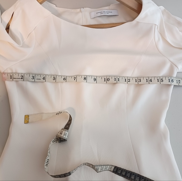 Kimora Lee Simmons Cold Shoulder Silk Blend Blouse - Picture 12 of 15